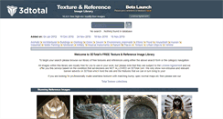 Desktop Screenshot of freetextures.3dtotal.com