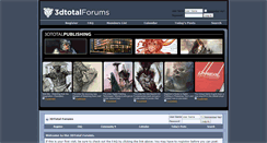 Desktop Screenshot of forums.3dtotal.com